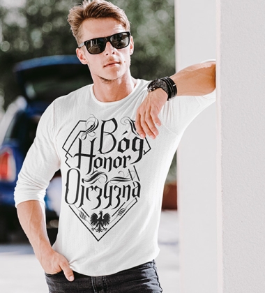 Bluzka B-H-O NAPIS CZARNY